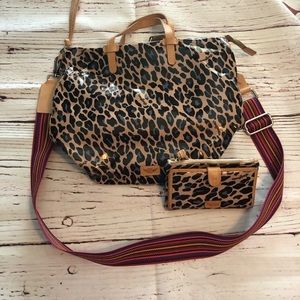 Consuela Blue Jag Sling w/ Wallet